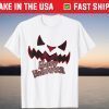 Happy Halloween Scary Monster Pumpkin Mask T-Shirt