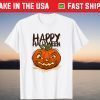 Happy Halloween Scary Pumpkin Face Tee Shirt