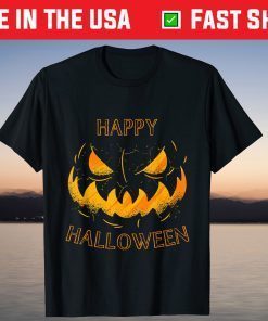 Happy Halloween Scary Pumpkin T-Shirt