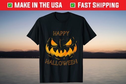 Happy Halloween Scary Pumpkin T-Shirt