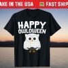 Happy Owloween Cute Ghost Owl Lovers Halloween Costume T-Shirt