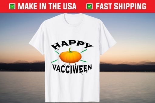 Happy Vacciween Halloween Tee Shirt