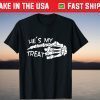 He's My Treat Funny Matching Couples Skeleton Halloween T-Shirt