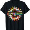 Hispanic Heritage Month Latino Countries Flags Sunflower Classic Shirt