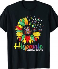 Hispanic Heritage Month Woman Latino Countries Flag Unisex Shirt