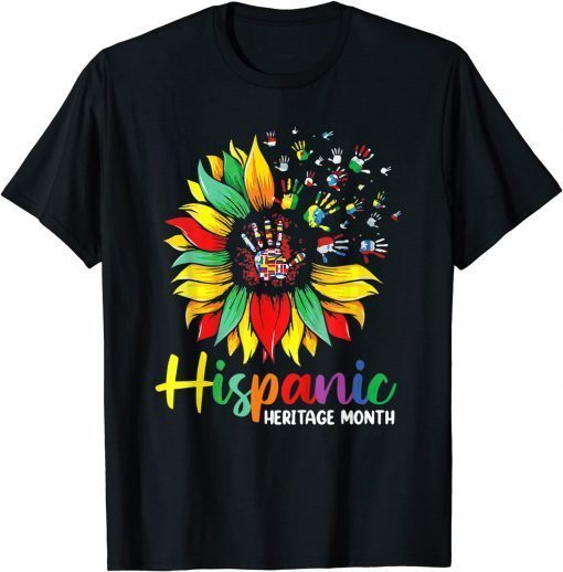 Hispanic Heritage Month Woman Latino Countries Flag Unisex Shirt