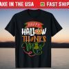Holiday Happy HallowThanksMas Christmas Thanksgiving Family Unisex Shirt