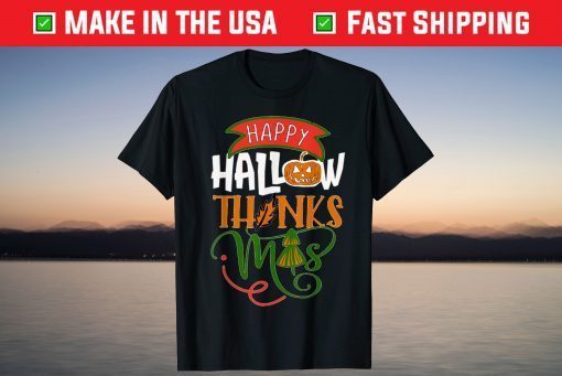 Holiday Happy HallowThanksMas Christmas Thanksgiving Family Unisex Shirt