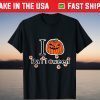 I Love Halloween Horror Typography Halloween Lovers Gift Shirt