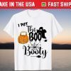 I Put the Boo in Booty Halloween Pumpkin Kettlebell T-Shirt