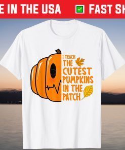 I Teach The Cutest Pumpkin In The Patch Halloween T-Shirt