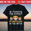 I Teach The Cutest Pumpkins In The Patch Halloween Face Mask T-Shirt
