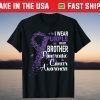 I Wear Purple For My Brother Pancreatic Cancer Awareness T-Shirt