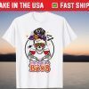 I'm Just Here For The BOOS Wine Lover Halloween Skull Mom T-Shirt
