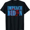 Impeach Biden Blood On His Hands Republican American Flag Us 2021 Shirt