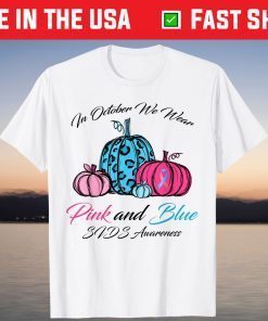 In November We Wear Pink And Blue SIDS Awareness 2021 T-Shirt