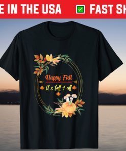 It's Fall Y'all Halloween Pumpkin Autumn Happy Fall Y'all T-Shirt