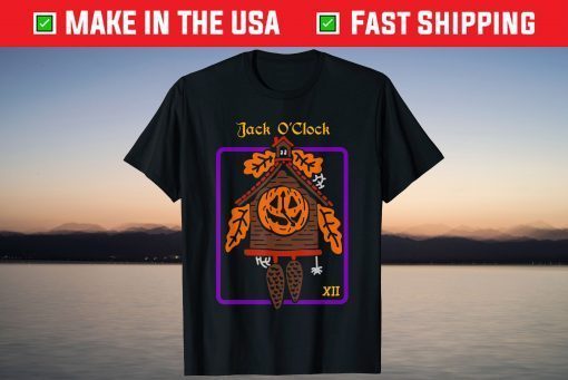 Jack O'Clock Tarot Card Halloween T-Shirt