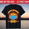 JackOLantern Halloween Pumpkin Wearing A Mask 2021 T-Shirt