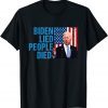 Joe Biden Lied People Died American Flag Limited Shirt