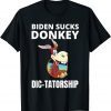 Joe Biden Sucks Donkey Dictatorship Anti Biden Unisex Shirt