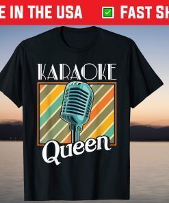 Karaoke Microphone Super Star Karaoke King Tee Shirt