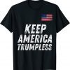 Keep America Without Him Distressed American Flag 2021 Shirt