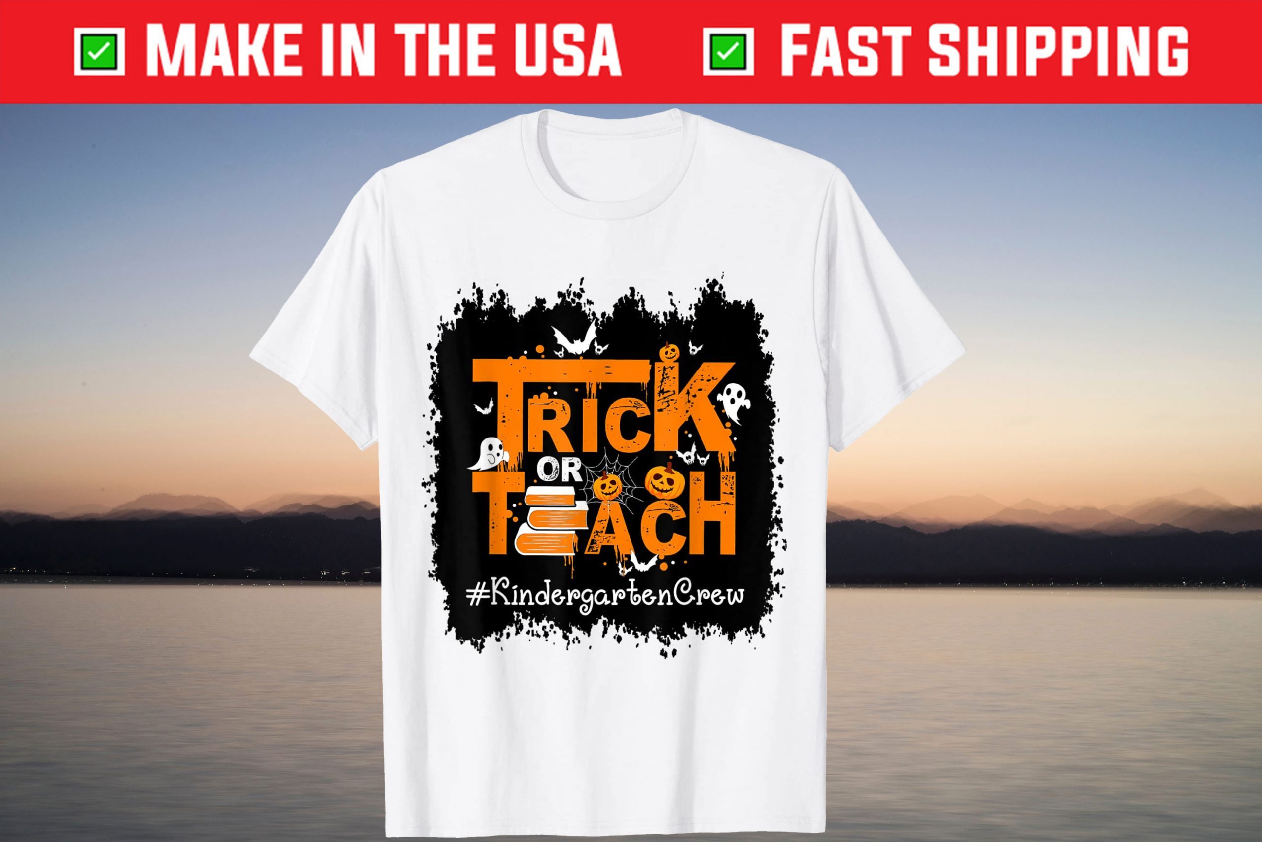 Kindergarten Team Halloween Autumn Season Happy Fall You’all T-Shirt Kindergarten Team Halloween Autumn Season Happy Fall You'all T-Shirt