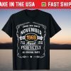 Legends Were Born In November 1969 Vintage Shirt