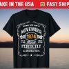 Legends Were Born In November 1974 Vintage T-Shirt