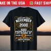 Legends Were Born In November 2000 21Th Birthday T-Shirt