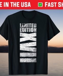 Limited Edition Roman Numbers 17 Years T-Shirt