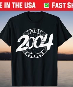 Limited edition vintage 2004 17th Birthday Gift Shirt