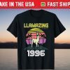 Llamazing Since Born 1996 Birthday 25 Years Llama T-Shirt