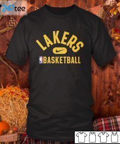 Los Angeles Lakers Nike Practice Us 2021 Shirt