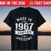 Made In 1967 55 Years Of Being Awesome 55th Birthday T-Shirt