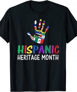National Hispanic Heritage month All Countries Flags 2021 Shirt