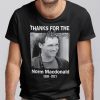 Norm Macdonald Thanks For The Memories Limited Shirt
