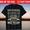 November 1941 80 Years Old 80th Birthday T-Shirt