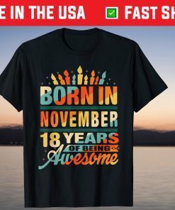 November 2003 18 Year Old 18th Birthday T-Shirt