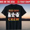 Nurse Boo Boo Crew Scary Ghost Nurse Halloween Costume T-Shirt