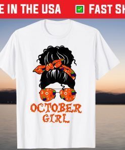 October Girl Halloween Pumpkin Mother Witch Shirt