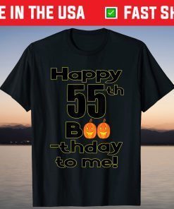 October Halloween 55th Birthday 55 Year Old T-ShirtOctober Halloween 55th Birthday 55 Year Old T-Shirt