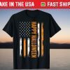 Patriotic American Flag Happy Halloween Costume T-Shirt