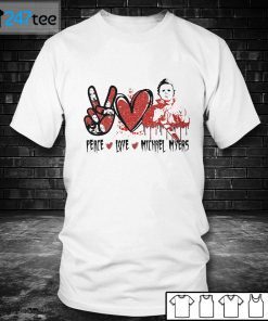 Peace Love Michael Myers Halloween Us 2021 Shirt