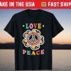 Peace Sign Flower Love Peace Hippie Costume 60s 70s T-Shirt