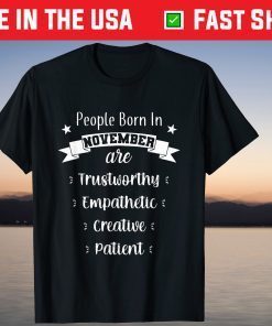 People Born In November T-Shirt