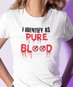 Pureblood Movement I Identify As Pureblood Anti Vaccine Us 2021 Shirt