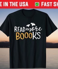 Read More Books Boo Librarian English Teacher Halloween T-Shirt