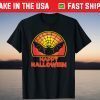 Retro Bat Halloween Bat Happy Halloween T-Shirt